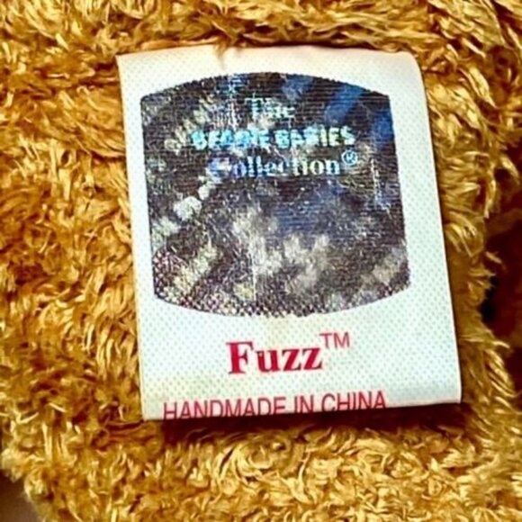 Ty Beanie Baby Original Fuzz Bear Retired 1998/1999 Tag Errors 7th Gen Tush Tag - Picture 10 of 10